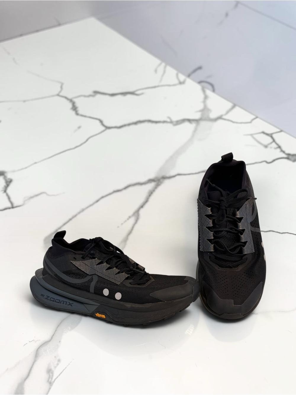 Nike size 11 ZoomX Zegama Trail 2 Vibram Black Anthracite